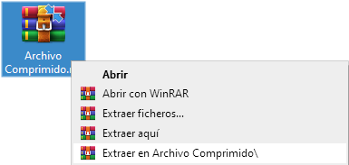Soporte WinRAR - Cómo abrir un RAR Windows